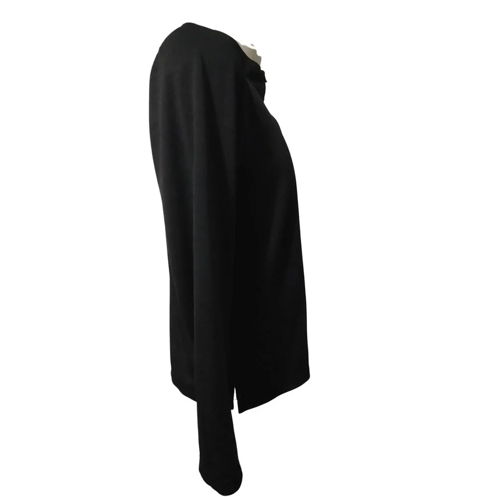 Nike Pullover Mens M Black‎ Dri-FIT Quarter Zip Long Sleeve Training Top Heather